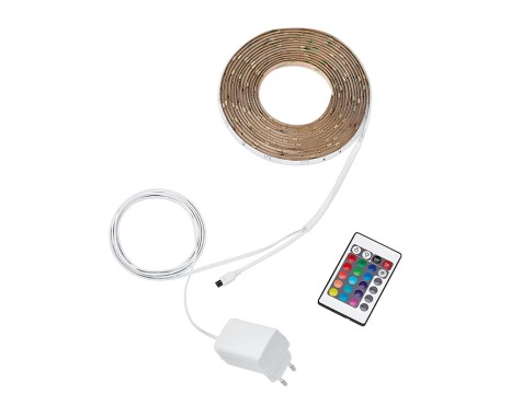 Tira Led De Luz Rgb Mixed Con Mando 5 Metros