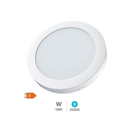 Downlight Superficie Led Redondo Bogur Luz Fría