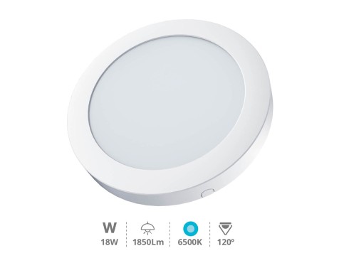 Downlight Superficie Led Redondo Bogur Luz Fría