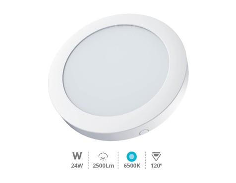 Downlight Superficie Led Redondo Bogur Luz Fría