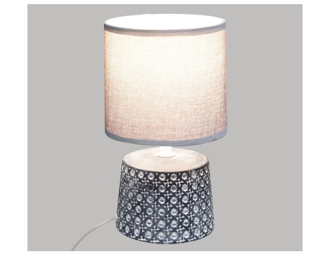 Lámpara De Mesa Yojoa Cerámica e27 40w 2 Modelos