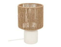 Llum De Taula Koby Blanc I Natural