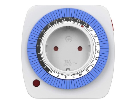 Enchufe Con Programador Analógico Mini