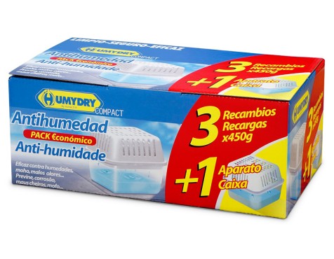 Recanvis Antihumitat Humydry Amb Aparell (3un)