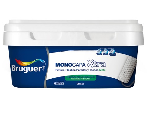 Pintura Plástica Monocapa Blanca Bruguer Xtra