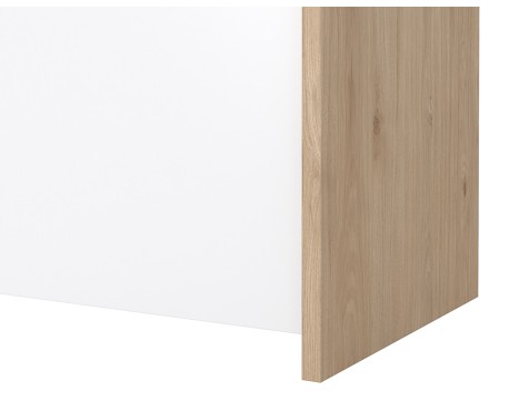 Aparador 2 Portes Nael Blanc I Jackson Hickory