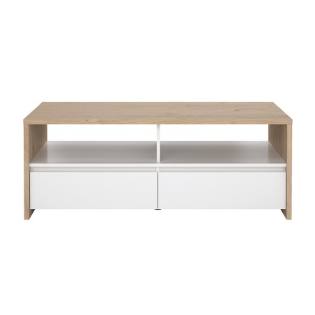 Mesa De Centro Nael Blanco Y Roble Jackson Hickory