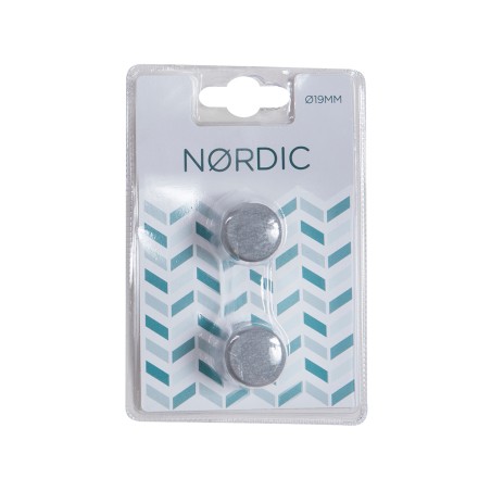 Terminal Tapón Cortina Gris Nordic (2un)