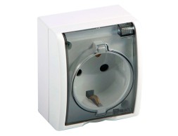 Base Enchufe Simon Aquarius Blanco