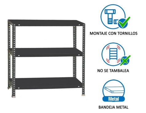 Estantería Metalica Comfort 3 Estantes