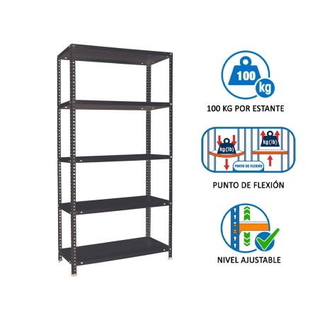 Estantería Metalica Comfort 5 Estantes