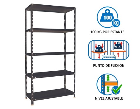 Estantería Metalica Comfort 5 Estantes