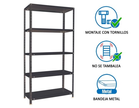 Estantería Metalica Comfort 5 Estantes