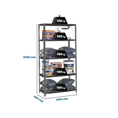 Estantería Metalica Comfort Plus 5 Estantes