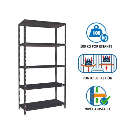 Estantería Metalica Comfort Plus 5 Estantes