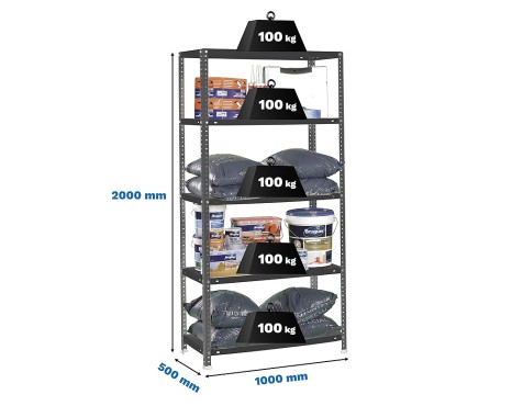 Estantería Metalica Comfort Plus 5 Estantes