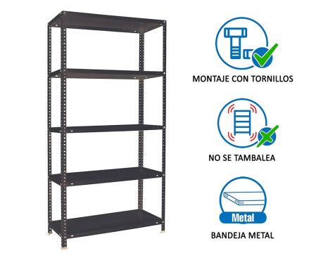 Estantería Metalica Comfort Superplus 5 Estantes