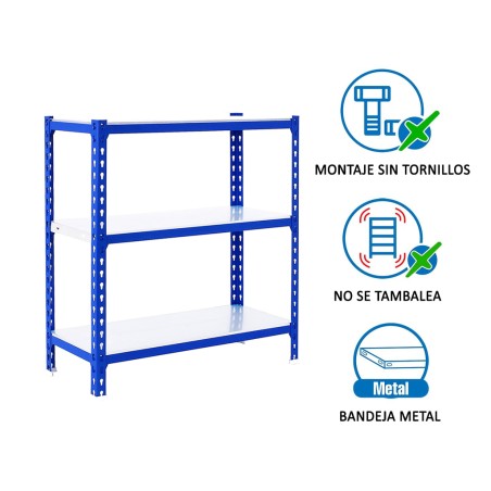 Estantería Metalica Simonclick 3 Estantes