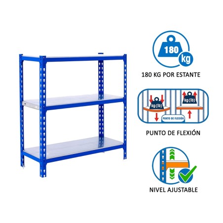 Estantería Metalica Simonclick 3 Estantes