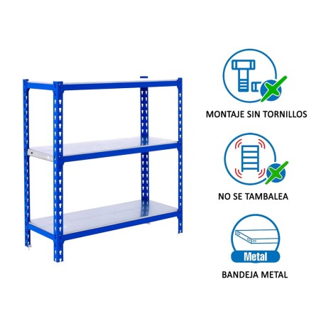 Estantería Metalica Simonclick 3 Estantes