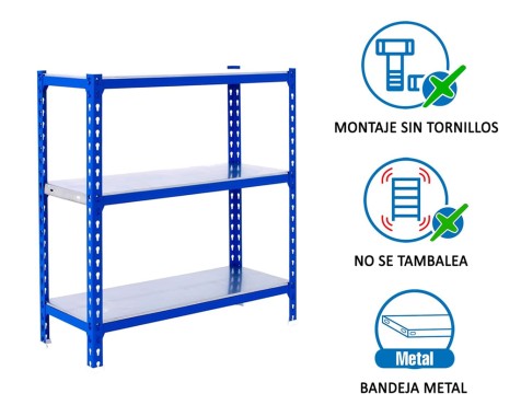 Estantería Metalica Simonclick 3 Estantes