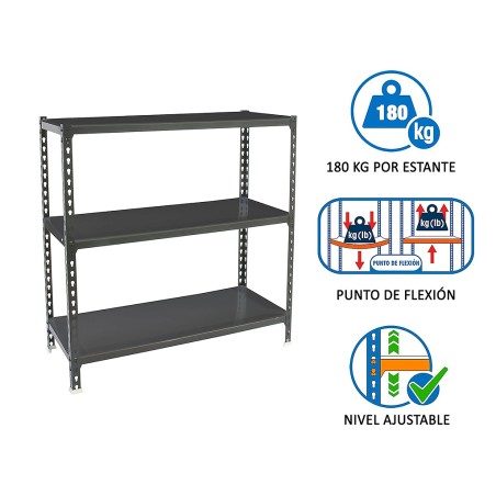 Estantería Metalica Simonclick 3 Estantes