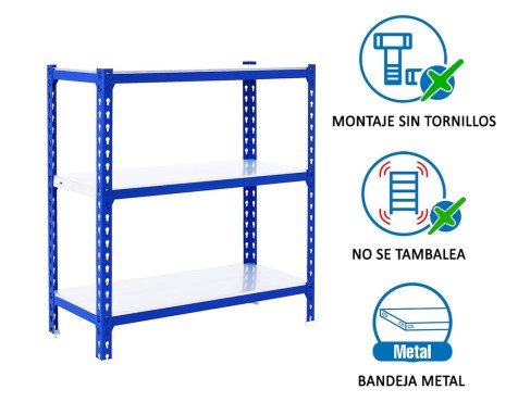 Estantería Metalica Simonclick 3 Estantes