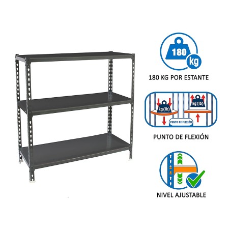 Estantería Metalica Simonclick 3 Estantes