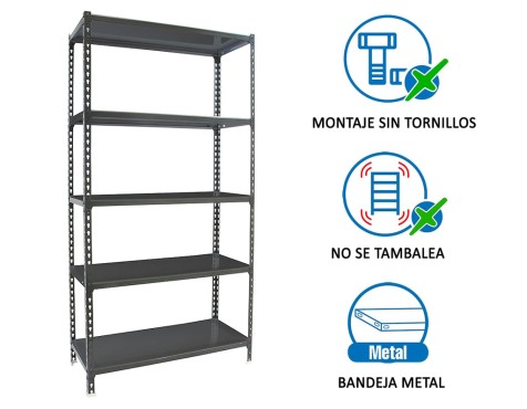 Estantería Metalica Simonclick 5 Estantes