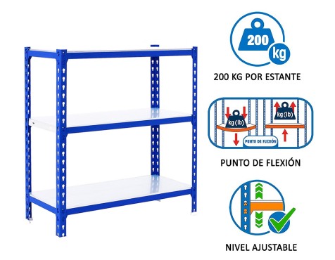 Estantería Metálica Simonclick Megaplus 5 Estantes