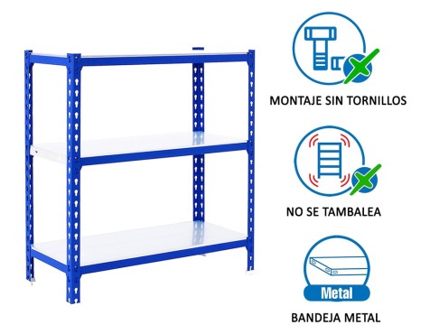 Estantería Metálica Simonclick Megaplus 5 Estantes