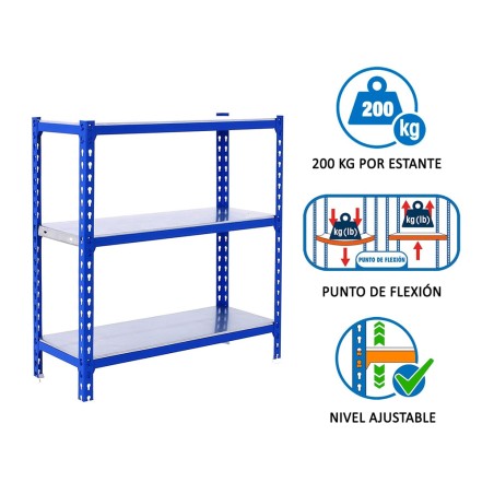Estantería Metálica Simonclick Megaplus 3 Estantes