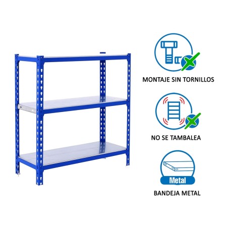 Estantería Metálica Simonclick Megaplus 3 Estantes