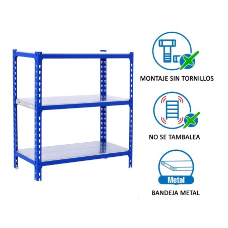 Estantería Metálica Simonclick Megaplus 3 Estantes