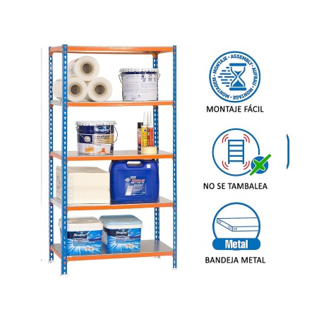 Prestatgeria Metàl·Lica Simonclick Megaplus 5 Pr.