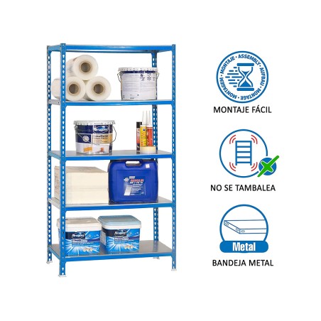 Estantería Metálica Simonclick Megaplus 5 Estantes