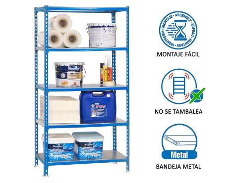 Prestatgeria Metàl·Lica Simonclick Megaplus 5 Pr.