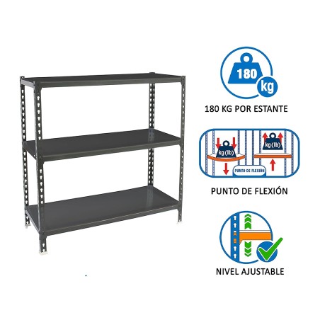 Estantería Metálica Simonclick Mini 3 Estantes