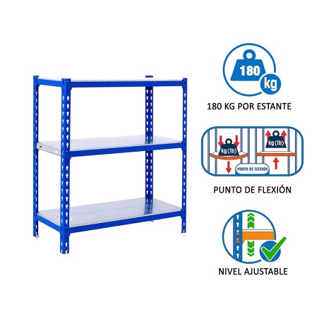 Estantería Metálica Simonclick Plus 3 Estantes