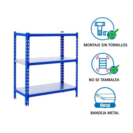 Estantería Metálica Simonclick Plus 3 Estantes