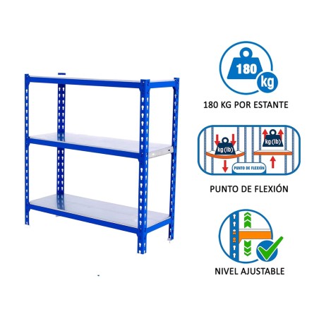 Estantería Metálica Simonclick Plus 3 Estantes
