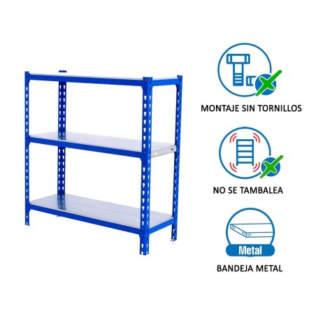 Estantería Metálica Simonclick Plus 3 Estantes