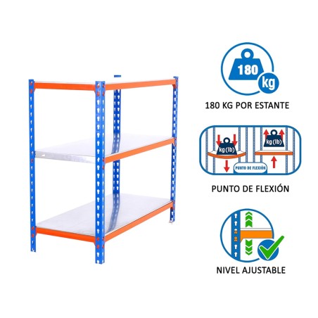 Estantería Metálica Simonclick Plus 3 Estantes