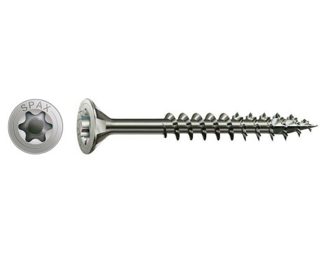 Tornillo Spax Cabeza Plana Torx a2 (25un)