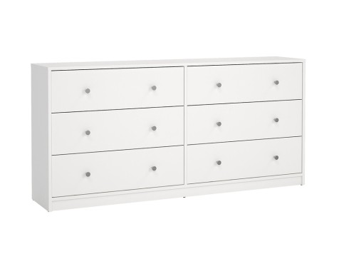 Cómoda Mai 6 Cajones Blanco