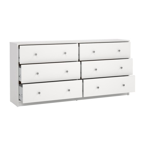 Cómoda Mai 6 Cajones Blanco