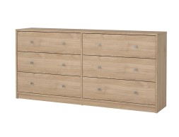 Cómoda Mai 6 Cajones Roble Jackson Hickory