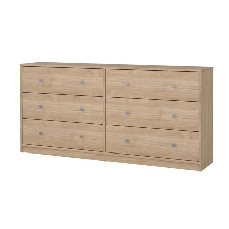Cómoda Mai 6 Cajones Roble Jackson Hickory