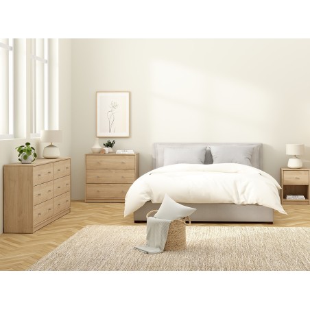 Cómoda Mai 6 Cajones Roble Jackson Hickory