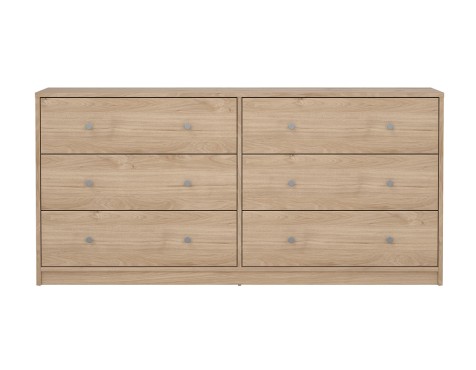 Cómoda Mai 6 Cajones Roble Jackson Hickory